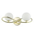 Lysandra Wall Light Polished Gold and Opal Glass-3