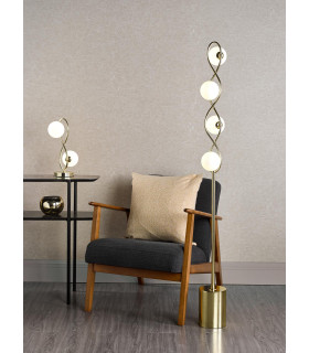 Lysandra Table Lamp Polished Gold and Opal Glass-2