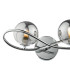 Lysandra Wall Light Polished Chrome and Smoked Glass-4