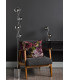 Lysandra 4 Light Floor Lamp Polished Chrome and Smoked Glass-5