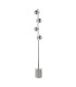 Lysandra 4 Light Floor Lamp Polished Chrome and Smoked Glass-7