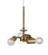 Antique Brass 3m 3 Light E27 Universal Ceiling Pendant, Suitable For A Vast Selection Of Shades - 4