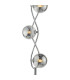 Lysandra 4 Light Floor Lamp Polished Chrome and Smoked Glass-8