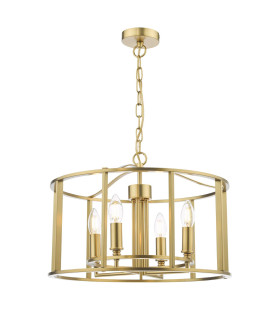 Myka 4 Light Ceiling Pendant Brushed Bronze-1