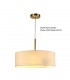 Antique Brass 3m 3 Light E27 Universal Ceiling Pendant, Suitable For A Vast Selection Of Shades - 11