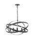 Nitya 5 Light Ceiling Pendant Matt Black-7