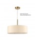 Antique Brass 3m 3 Light E27 Universal Ceiling Pendant, Suitable For A Vast Selection Of Shades - 12