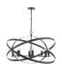 Nitya 8 Light Ceiling Pendant Matt Black-5