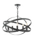 Nitya 5 Light Ceiling Pendant Matt Black-9