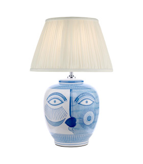 Picasso Table Lamp Multi-Coloured Ceramic With Shade-1