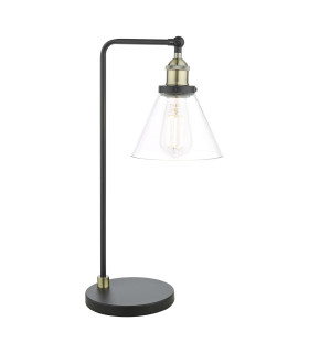 Ray Table Lamp Antique Brass and Glass-1