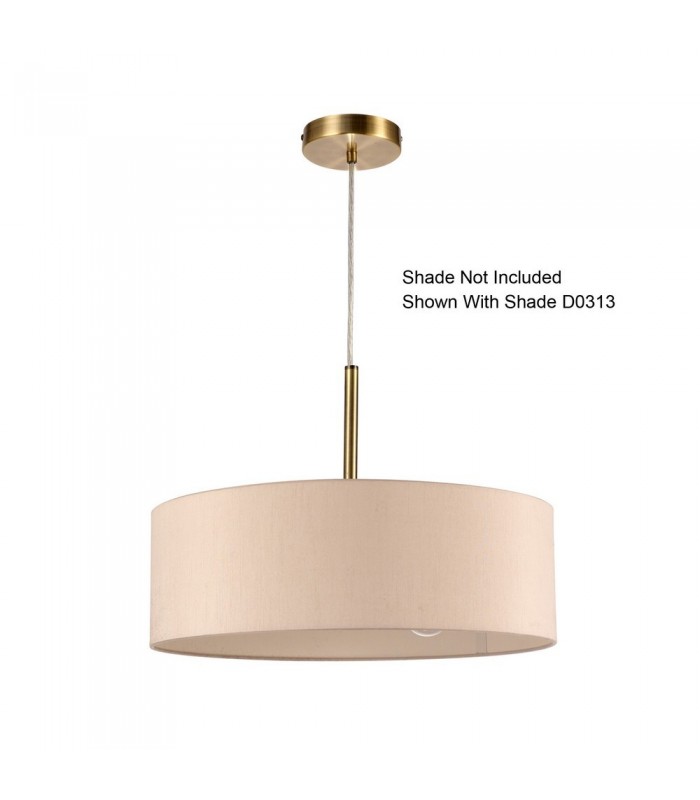 Antique Brass 3m 3 Light E27 Universal Ceiling Pendant, Suitable For A Vast Selection Of Shades - 16