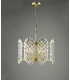 Porthos 8 Light Ceiling Pendant Antique Brass and Glass-6
