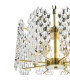 Porthos 8 Light Ceiling Pendant Antique Brass and Glass-7