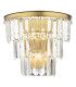 Rhapsody 3 Light Wall Light Crystal and Bronze-1