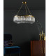 Sigourney 8 Light Ceiling Pendant Satin Gold and Crystal-2