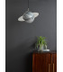 Saturn Ceiling Pendant Planet Style Glass and Polished Chrome-3