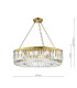 Sigourney 8 Light Ceiling Pendant Satin Gold and Crystal-4
