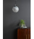 Saturn Ceiling Pendant Planet Style Glass and Polished Chrome-5