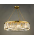 Sigourney 8 Light Ceiling Pendant Satin Gold and Crystal-6