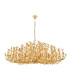 Silvius Oval Ceiling Pendant Gold Leaf-1