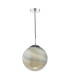 Saturn Ceiling Pendant Planet Style Glass and Polished Chrome-8