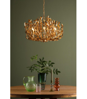 Silvius 9 Light Ceiling Pendant Gold Leaf-2
