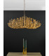 Silvius Oval Ceiling Pendant Gold Leaf-3