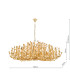 Silvius Oval Ceiling Pendant Gold Leaf-4