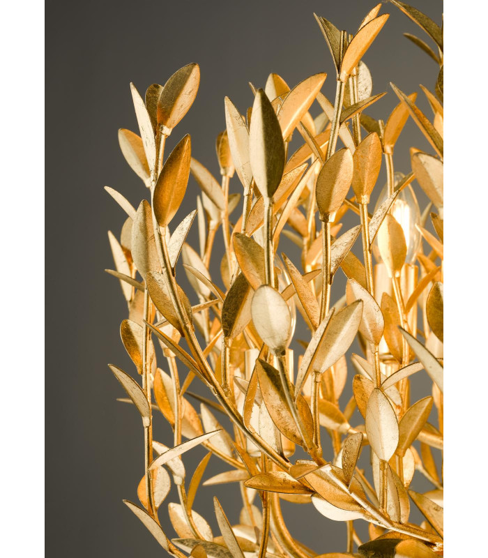 Silvius 9 Light Ceiling Pendant Gold Leaf-6
