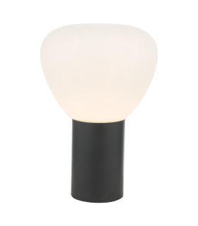 Zorah Touch Table Lamp Opal Glass and Matt Black-1