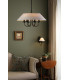 Sivan 6 Light Ceiling Pendant Matt Black With Shade-4