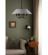 Sivan 6 Light Ceiling Pendant Matt Black With Shade-5