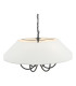 Sivan 6 Light Ceiling Pendant Matt Black With Shade-8