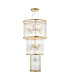 Eleanor 15 Light Chandelier Natural Brass Glass-1