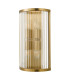 Eleanor 4 Light Wall Light Natural Brass Glass-3