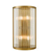 Eleanor 4 Light Wall Light Natural Brass Glass-4
