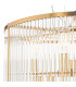 Eleanor 15 Light Chandelier Natural Brass Glass-5