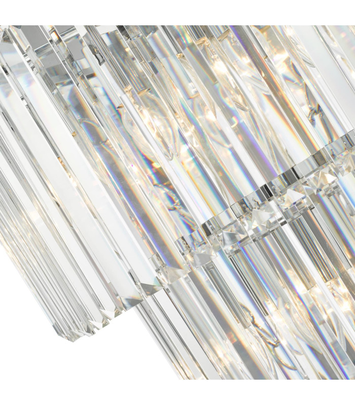 Angel 28 Light Chandelier Crystal and Polished Chrome-8