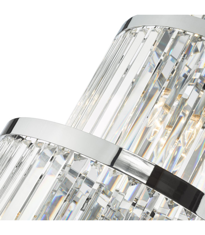Angel 28 Light Chandelier Crystal and Polished Chrome-9