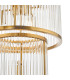 Eleanor 15 Light Chandelier Natural Brass Glass-7