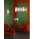 Porthos 15 Light Ceiling Pendant Antique Brass Glass-4