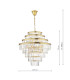 Rhapsody Chandelier Bronze Crystal-4