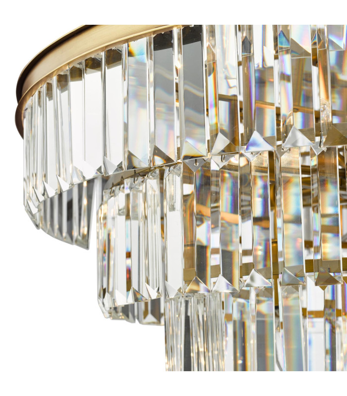 Rhapsody Chandelier Bronze Crystal-7