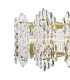 Porthos 15 Light Ceiling Pendant Antique Brass Glass-8