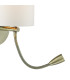 Feta Wall Light Antique Brass With Shade LED-3