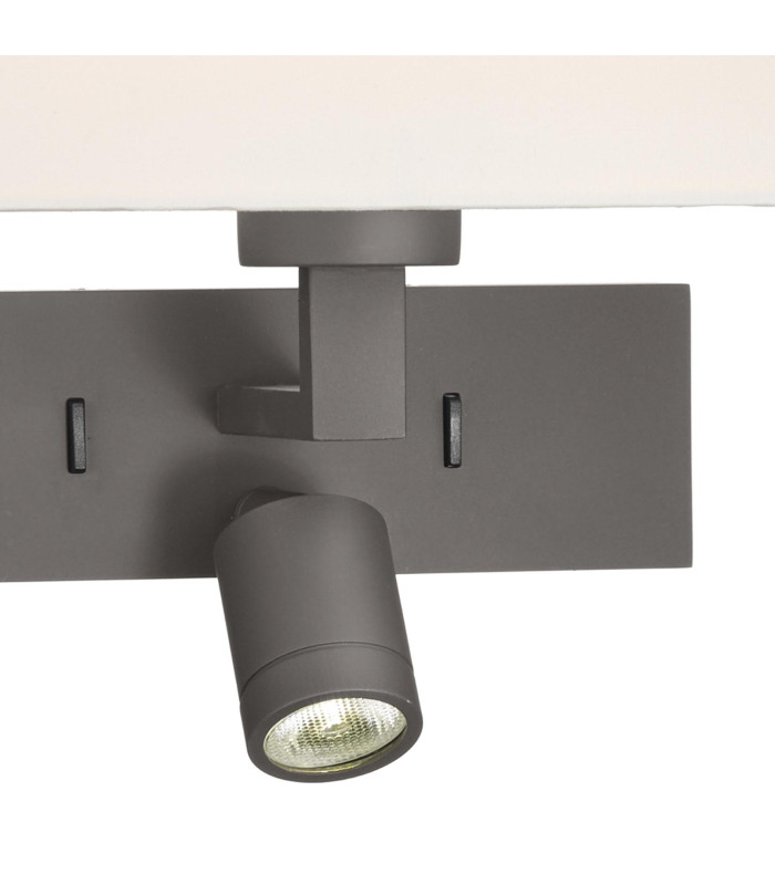 Modena Wall Light Brushed Bronze With Shade LED-3