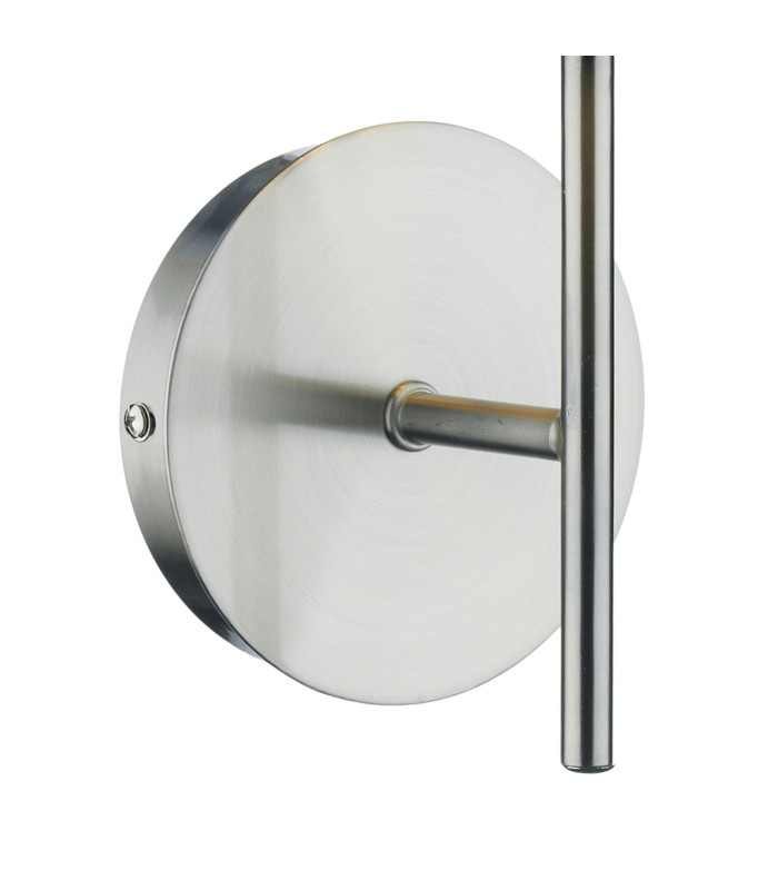 Tuscan Wall Light Satin Chrome With Shade-2