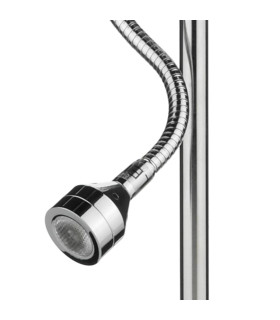 Amalfi Table Lamp Polished Chrome With Shade LED-2