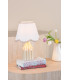 Aimee Twin Pack Table Lamp Taupe Ceramic With Shade-2